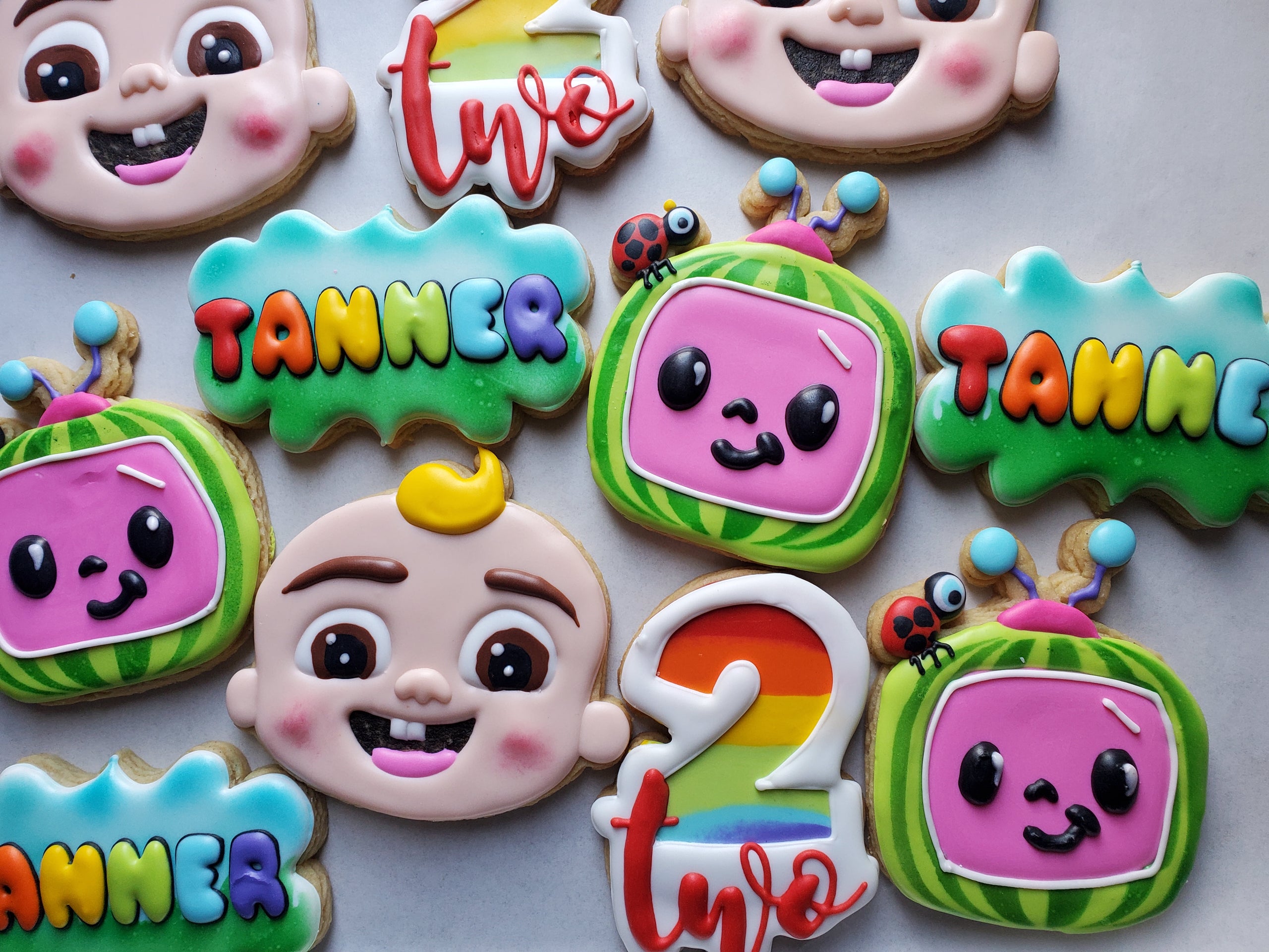 Cocomelon theme cookies 2024